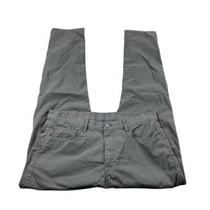 Faherty Gray Performance Flat Front Lightweight Pant Size 33x33